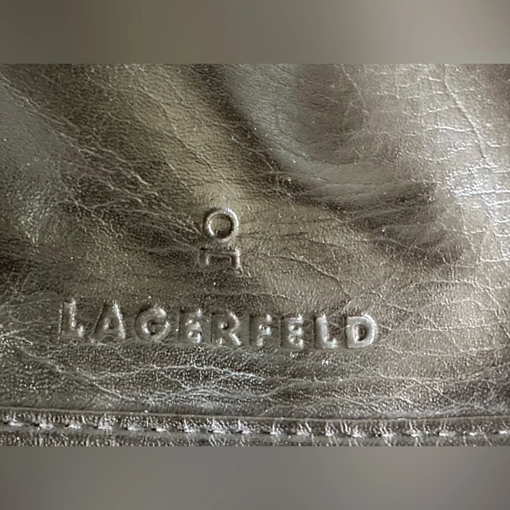 Vintage Lagerfeld ‎ Leather Clutch
